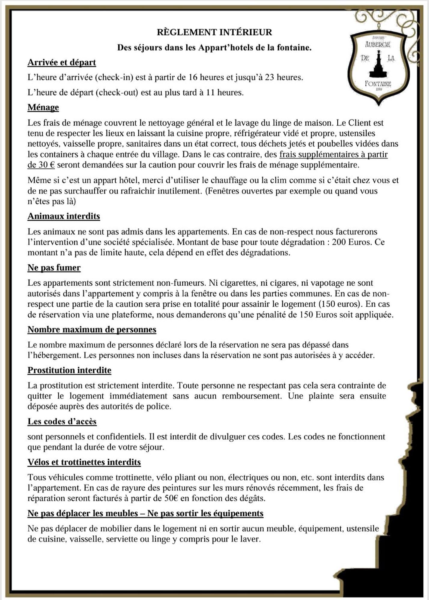 Les Appart'Hotels De La Fontaine Autoire Exterior foto